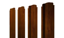 Штакетник П-образный В фигурный 0,45 Print Premium Golden Wood Intense FTC купить в санкт-петербурге