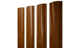 Штакетник Полукруглый Slim с прямым резом 0,4 Print Premium Golden Wood Intense FTC купить в санкт-петербурге