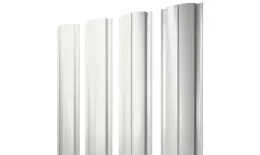 Штакетник Полукруглый Slim с прямым резом 0,45 Drap TX RAL 9003 сигнальный белый купить в санкт-петербурге