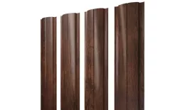 Штакетник Полукруглый Slim с прямым резом 0,45 Print-Double Premium Cherry Wood Dark F купить в санкт-петербурге