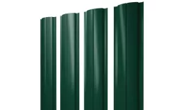 Штакетник Полукруглый Slim с прямым резом 0,5 Satin Matt TX RAL 6005 зеленый мох купить в санкт-петербурге