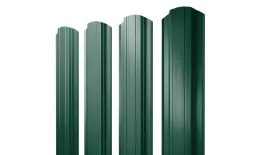 Штакетник Прямоугольный фигурный 0,5 Satin Matt TX RAL 6005 зеленый мох купить в санкт-петербурге