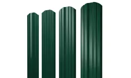 Штакетник Twin фигурный 0,45 Drap TR RAL 6005 зеленый мох купить в санкт-петербурге