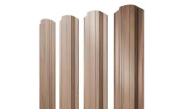 Штакетник Прямоугольный фигурный 0,45 Print Elite Honey Wood TwinColor купить в санкт-петербурге
