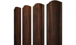 Штакетник Круглый фигурный 0,45 Print-Double Premium Cherry Wood Dark F купить в санкт-петербурге