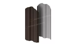 Штакетник металлический МЕТАЛЛ ПРОФИЛЬ М-111-О (VALORI-20-DarkBrown-0.5) купить в санкт-петербурге