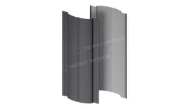 Штакетник металлический МЕТАЛЛ ПРОФИЛЬ Э-118-Т (VALORI-20-Grey-0.5) купить в санкт-петербурге