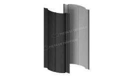 Штакетник металлический МЕТАЛЛ ПРОФИЛЬ Э-118-Т (VALORI-20-DarkGrey-0.5) купить в санкт-петербурге