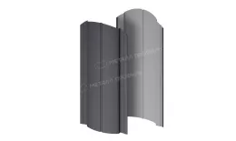 Штакетник металлический МЕТАЛЛ ПРОФИЛЬ Э-118-О (VALORI-20-Grey-0.5) купить в санкт-петербурге