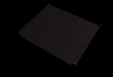 Кликфальц Double Pro Line Grand Line 0,45 Drap TX с пленкой на замках RAL 9005 черный купить в санкт-петербурге