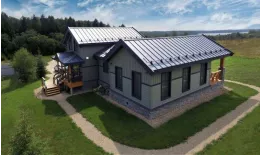 Кликфальц Grand Line 0,5 Drap с пленкой на замках RAL 7024 мокрый асфальт купить в санкт-петербурге