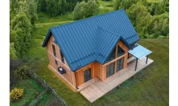Кликфальц Grand Line 0,5 Drap с пленкой на замках RAL 7024 мокрый асфальт купить в санкт-петербурге