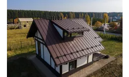 Кликфальц Grand Line 0,5 Drap с пленкой на замках RAL 8017 шоколад купить в санкт-петербурге