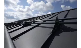 Кликфальц Pro Grand Line 0,5 Drap с пленкой на замках RAL 7024 мокрый асфальт купить в санкт-петербурге