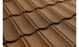 Черепица композитная 0.40мм 1340х420мм CM ROOF BOND COFFEE (кофе) купить в санкт-петербурге