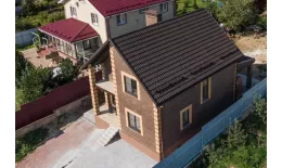 Лист композитной черепицы Grand Line Барселона (Barcelona) брауни купить в санкт-петербурге