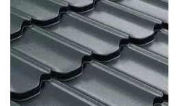 Металлочерепица GL Kvinta Plus 0,5 GreenCoat Pural Matt RR 2H3 темно-серый купить в санкт-петербурге