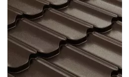 Металлочерепица GL Kvinta Plus 0,5 GreenCoat Pural Matt RR 887 шоколадно-коричневый купить в санкт-петербурге