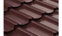 Металлочерепица GL Kvinta Plus 0,5 GreenCoat Pural RR 29 Вишневый купить в санкт-петербурге