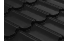 Металлочерепица GL Kvinta Plus 0,5 Quarzit Lite RAL 9005 черный купить в санкт-петербурге