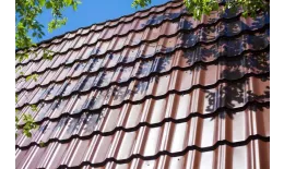 Металлочерепица GL Квинта плюс (Kvinta Plus) 0,5 Velur RAL 6005 зеленый мох купить в санкт-петербурге