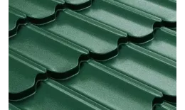 Металлочерепица GL Квинта плюс (Kvinta Plus) 0,5 Velur RAL 6005 зеленый мох купить в санкт-петербурге