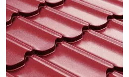 Металлочерепица Grand Line Kvinta Plus 0,5 Satin RAL 3005 красное вино купить в санкт-петербурге