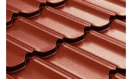Металлочерепица Grand Line Kvinta Plus 0,5 Satin RAL 8004 терракота купить в санкт-петербурге
