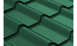 Металлочерепица GL Kamea 0,5 GreenCoat Pural Matt RAL 6020 хромовая зелень купить в санкт-петербурге