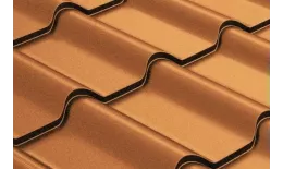 Металлочерепица GL Kamea 0,5 Quarzit Cuprum Steel медь купить в санкт-петербурге