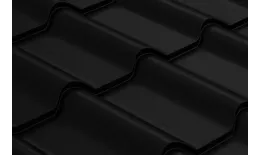 Вид на кровле металлочерепица GL Kamea 0,5 Rooftop Matte