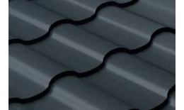 Металлочерепица Grand Line Kredo 0.5 Satin RAL 7016 антрацитово-серый купить в санкт-петербурге