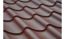 Металлочерепица GL Classic 0.5 Rooftop Matte (Стальной Бархат) RAL 8019 темно-коричневый купить в санкт-петербурге