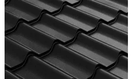 Металлочерепица GL Classic 0.5 Rooftop Matte (Стальной Бархат) RAL 9005 черный купить в санкт-петербурге
