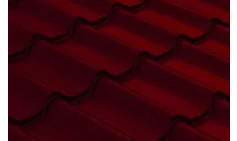 Металлочерепица GL Classic 0.45 Drap RAL 3005 красное вино купить в санкт-петербурге