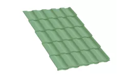 Металлочерепица Монтекристо-ML NormanMP 0.5 мм RAL 6019 Бело-зеленый купить в санкт-петербурге