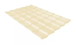 Металлочерепица Grand Line Kredo 0.5 Satin RAL 1015 светлая слоновая кость купить в санкт-петербурге