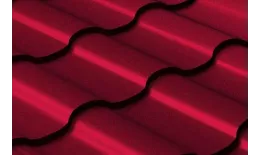Металлочерепица GL Kredo 0.5 Velur RAL 3005 красное вино купить в санкт-петербурге