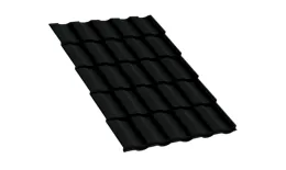 Металлочерепица Монтекристо-XL VALORI 0.5 мм DarkGrey Темно-серый купить в санкт-петербурге