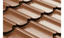 Металлочерепица GL Kvinta Plus 3D 0,5 Quarzit Cuprum Steel медь купить в санкт-петербурге