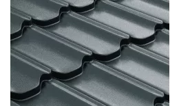 Металлочерепица GL Kvinta Plus 3D 0,5 Rooftop Matte (Стальной Бархат) RAL 7016 антрацитово-серый купить в санкт-петербурге