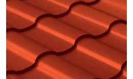 Металлочерепица GL Kredo 0.5 Satin Matt RAL 8004 терракота купить в санкт-петербурге