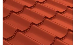 Металлочерепица GL Classic 0.5 Satin Matt RAL 8004 терракота купить в санкт-петербурге