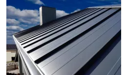 Двойной стоячий фальц Line GL Rooftop Matte Стальной Бархат 0.5 мм RAL 7016 Антрацитово-серый купить в санкт-петербурге