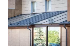 Двойной стоячий фальц Line GL Rooftop Matte Стальной Бархат 0.5 мм RAL 7016 Антрацитово-серый купить в санкт-петербурге