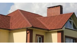 Металлочерепица Ламонтерра-XL CLOUDY 0.5мм Anticato Терракотовый купить в санкт-петербурге