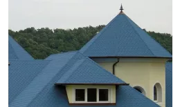 Гибкая черепица Tegola Nordland Антик синий с отливом купить в санкт-петербурге