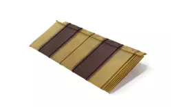 Композитная черепица Metrotile IPanel Цедар-браун купить в санкт-петербурге