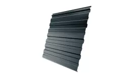 Профнастил Grand Line С10 R GreenCoat Pural Matt 0,5мм RAL 7016 Антрацитово-серый купить в санкт-петербурге