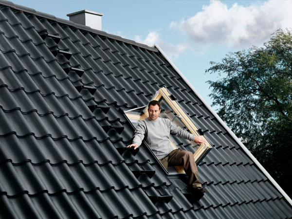 Мансардное окно - выход на крышу